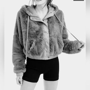 Free People Movement Love It Soft Hoodie in Black